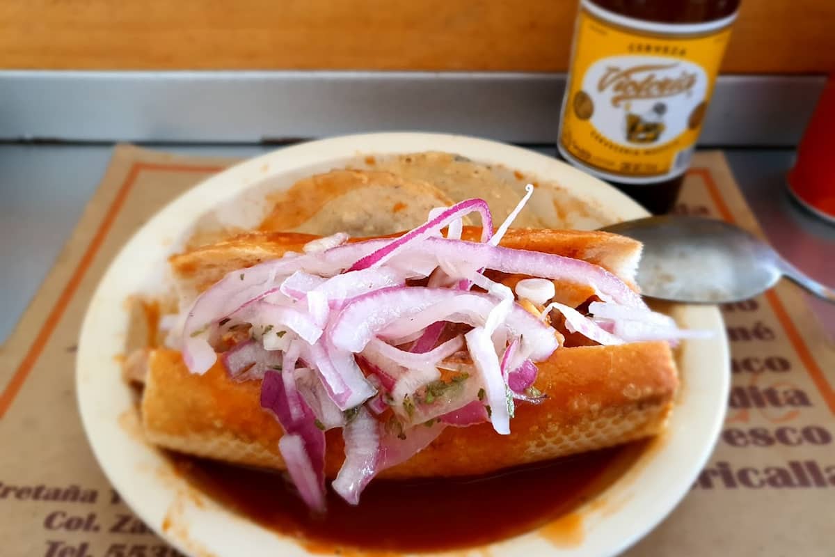 dónde comer tortas ahogadas tradicionales en CDMX