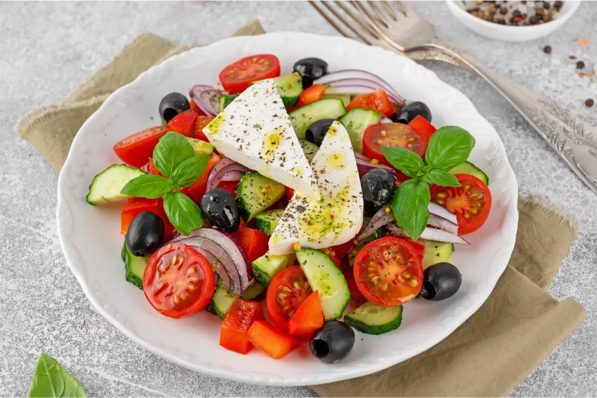 Receta de ensalada griega