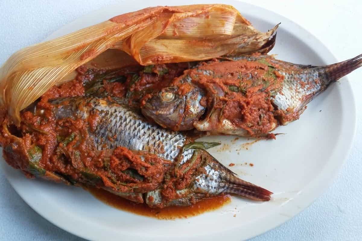 Tamal de mojarra tabasqueño