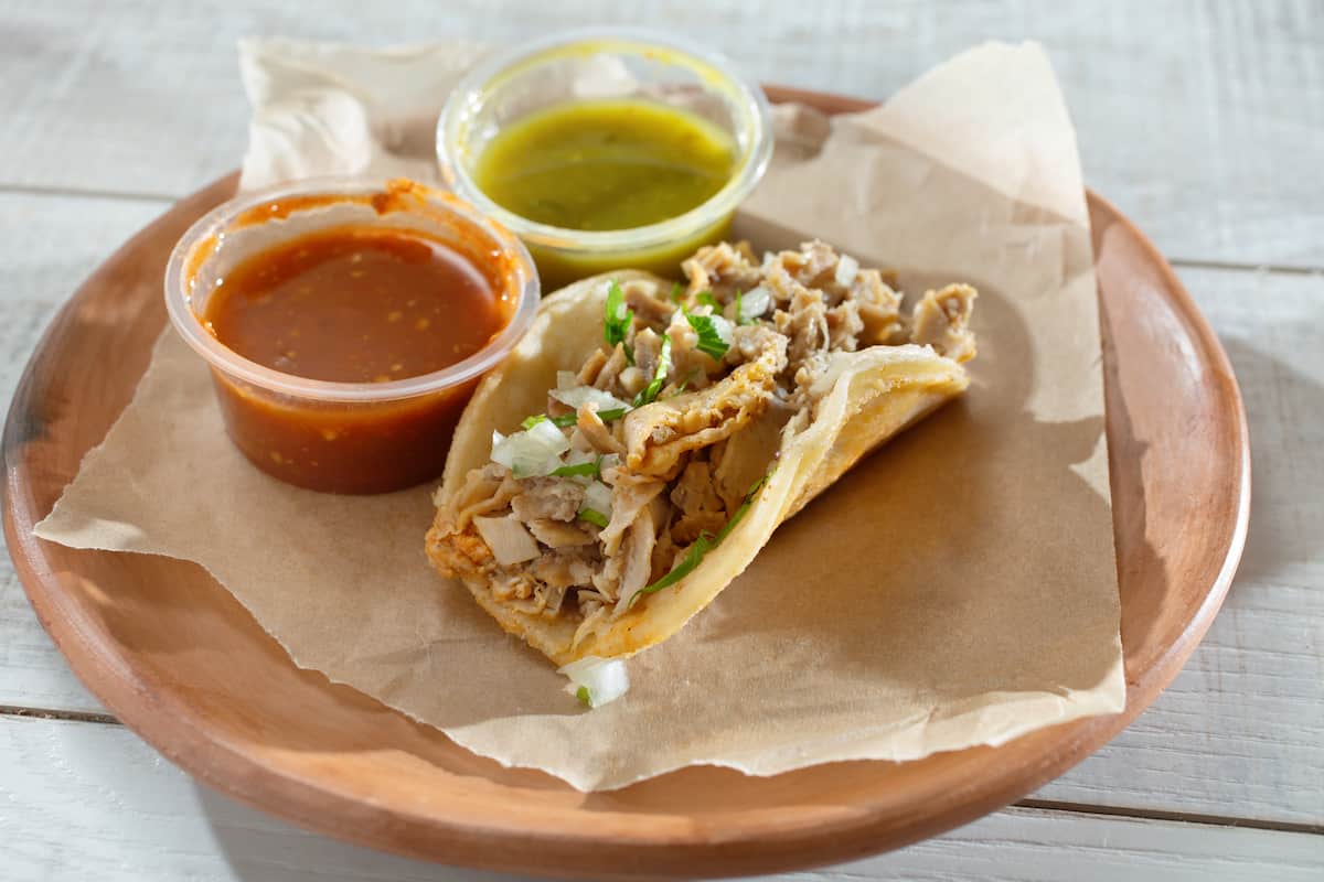 tacos de tripa en CDMX