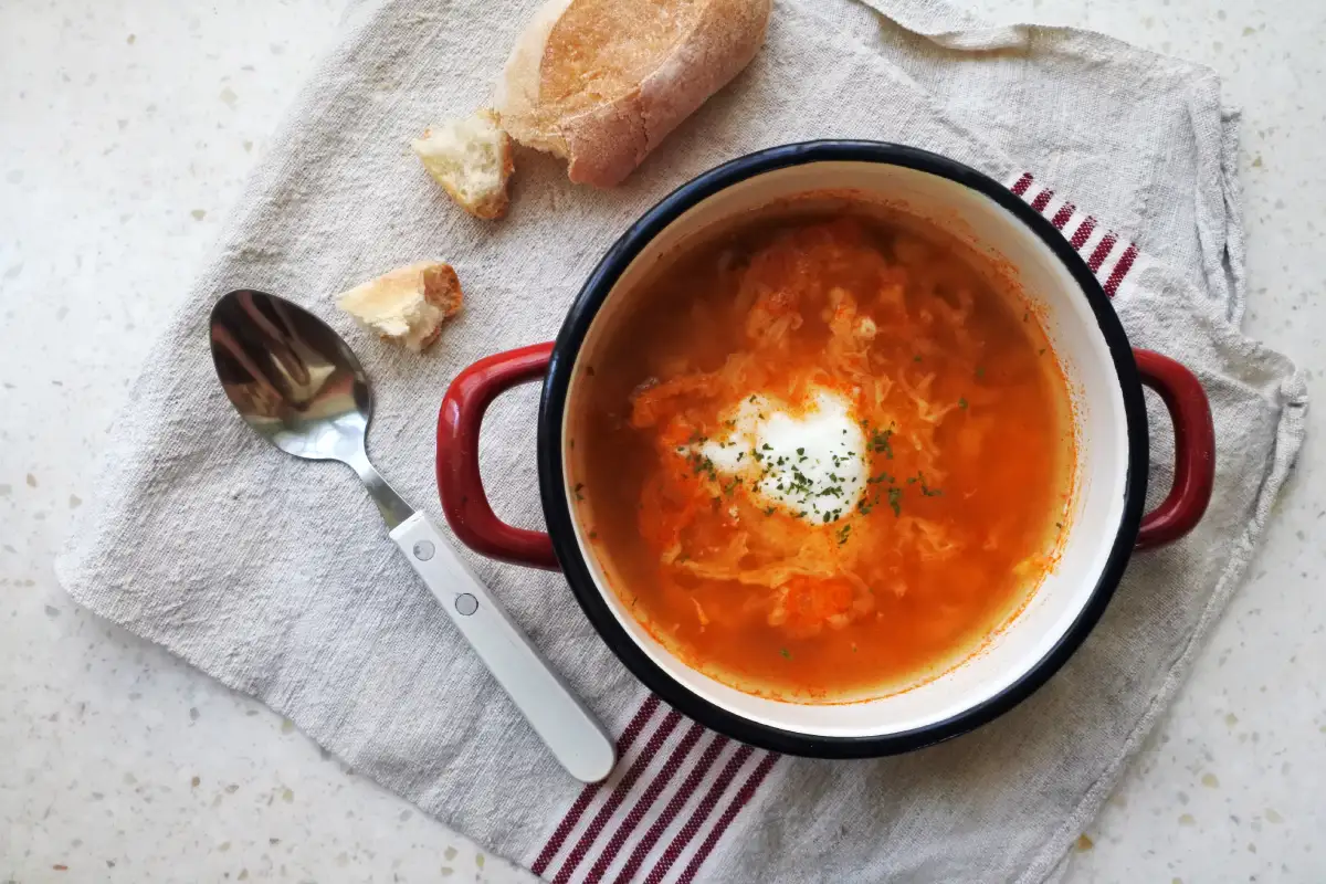 Sopa de gato, receta española
