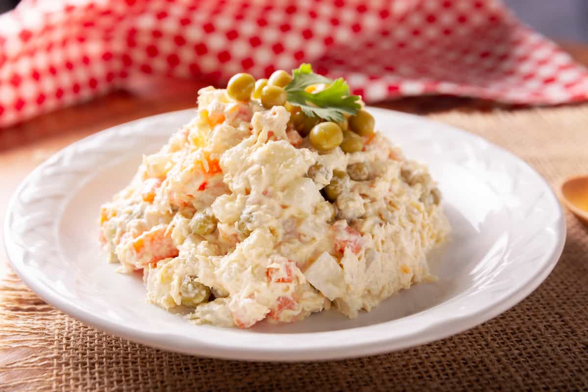 ensalada de pollo con mayonesa