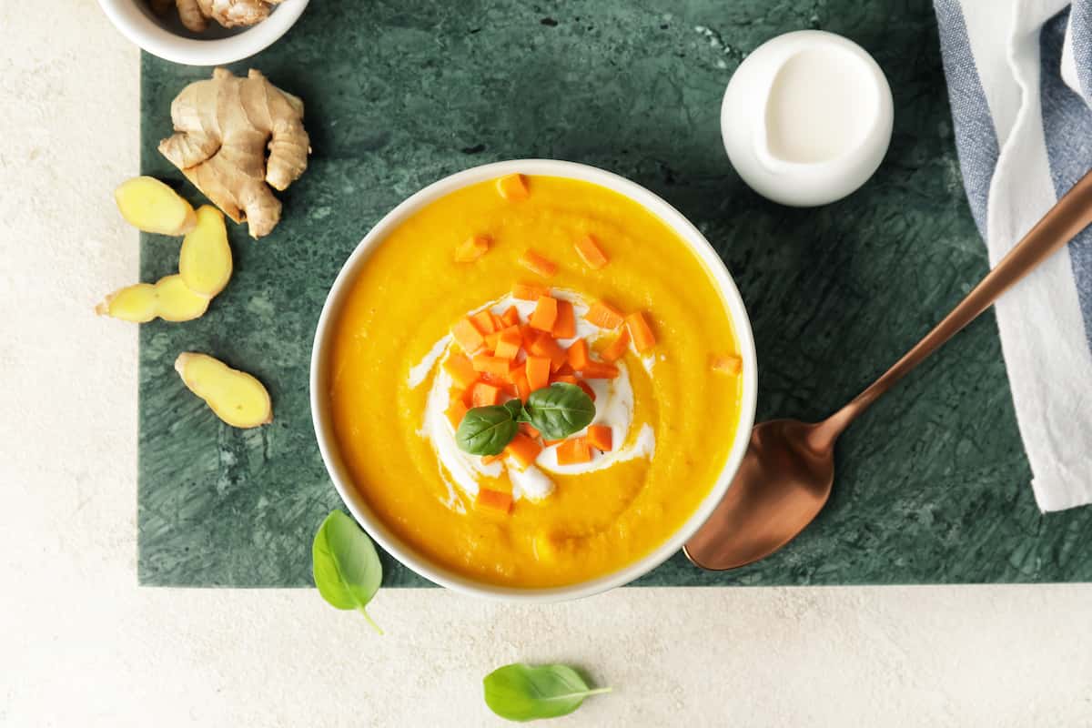 cómo hacer crema de zanahoria