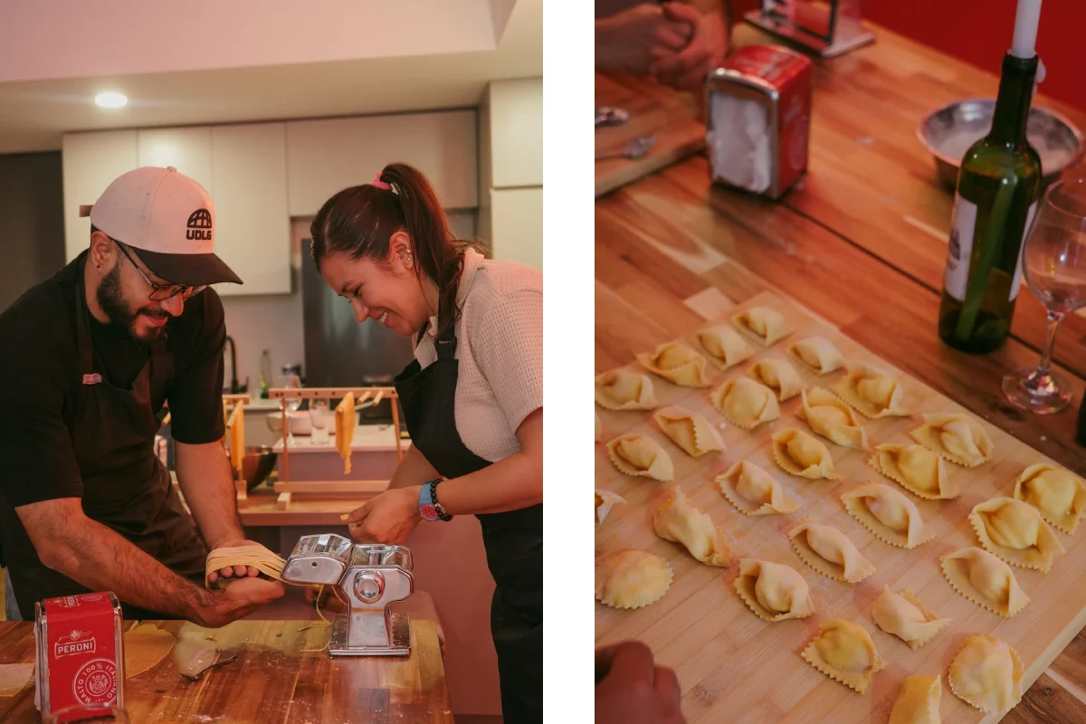 Clase de pasta en CDMX