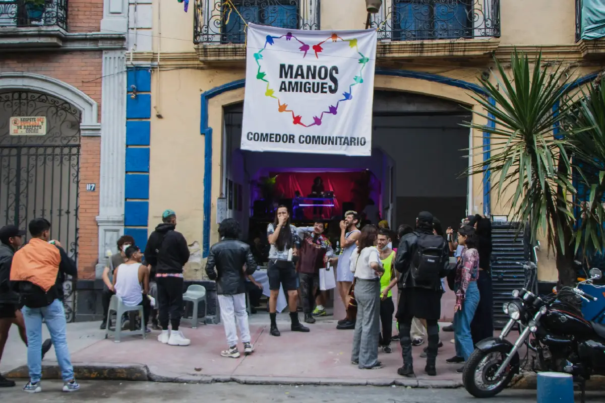Comedor comunitario en CDMX