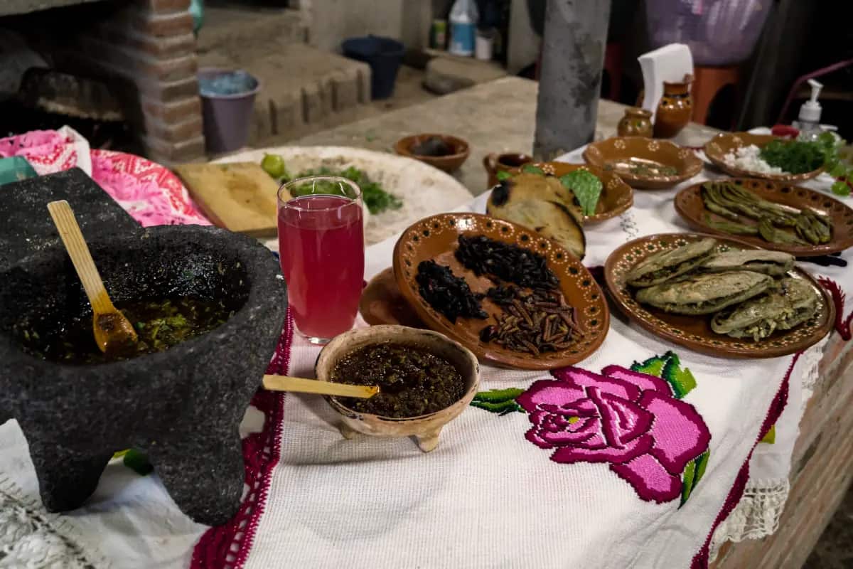 Cocina tradicional de humo de Santiago de Anaya en Hidalgo.