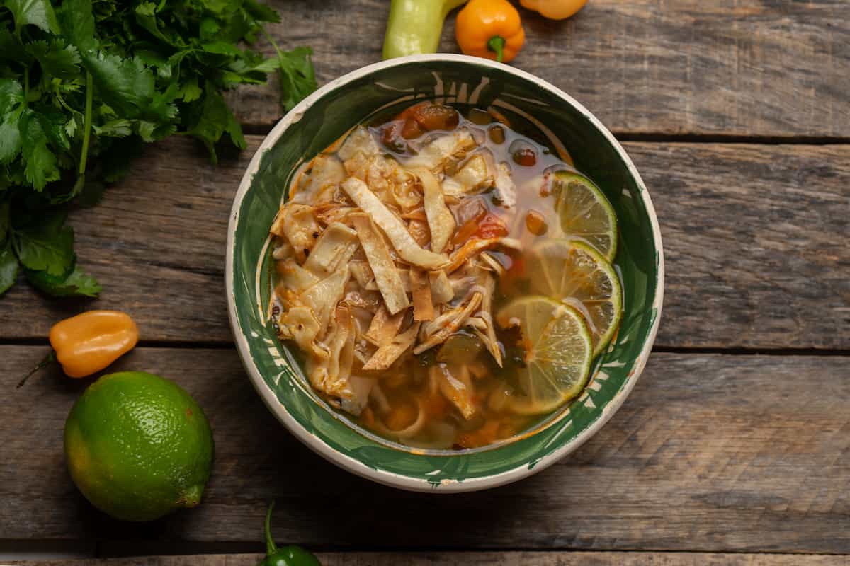 sopa de lima receta