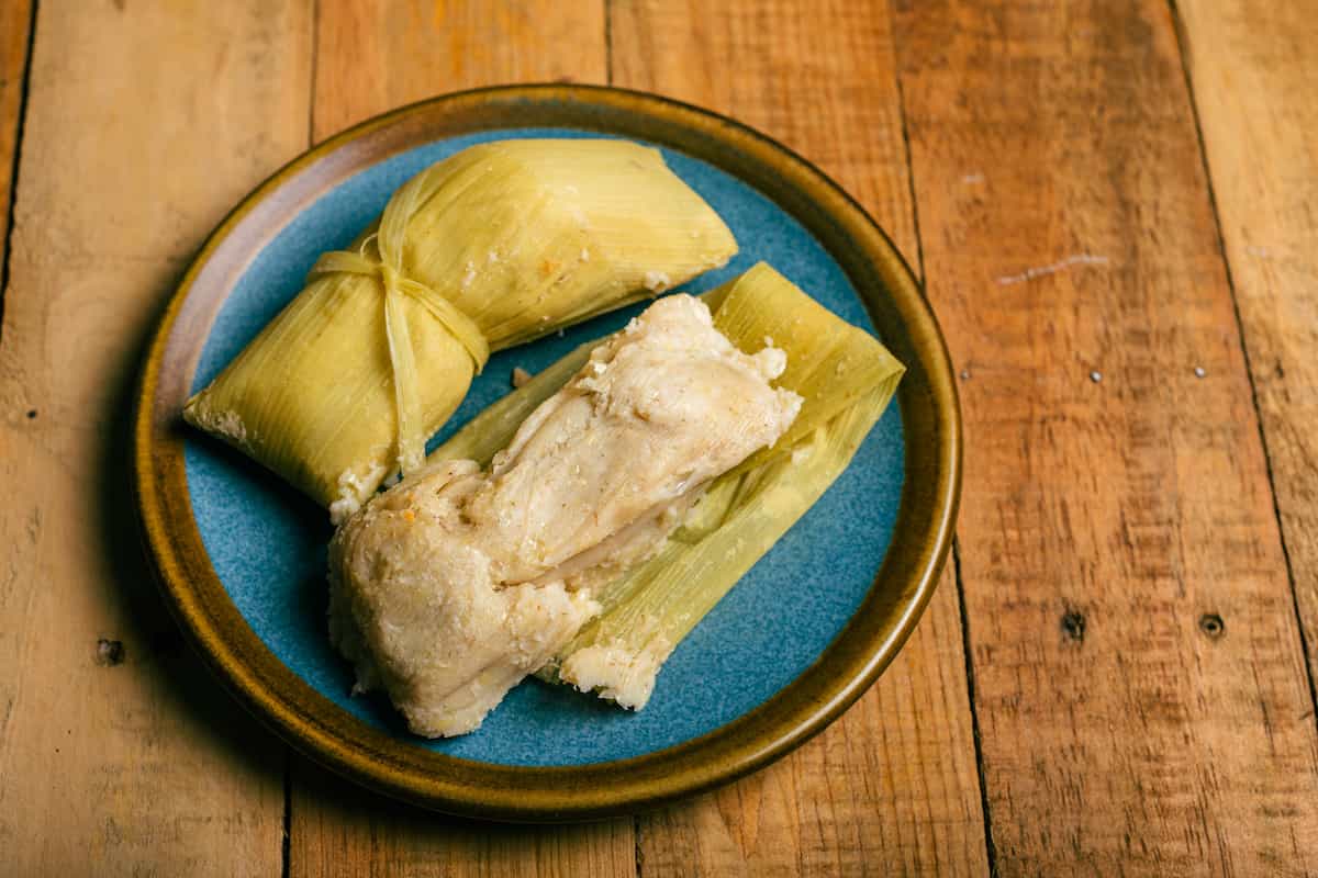 cómo hacer tamal de elote 