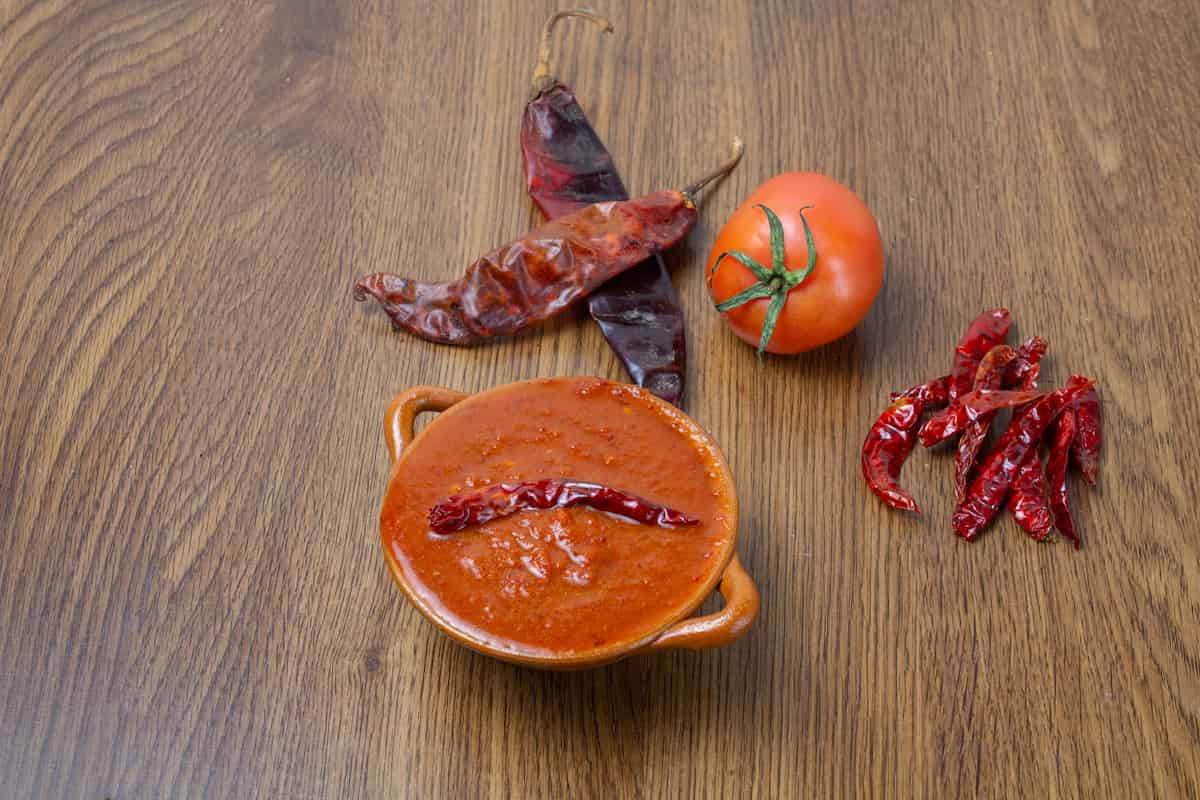 salsa para pozole chile de árbol