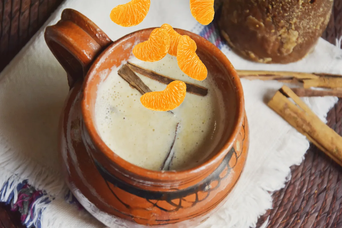 Receta de atole de mandarina