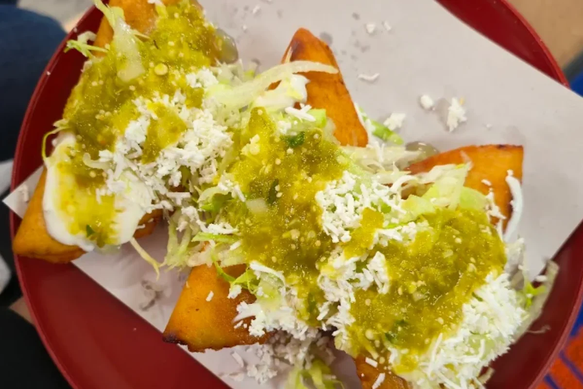 Quesadillas fritas en CDMX