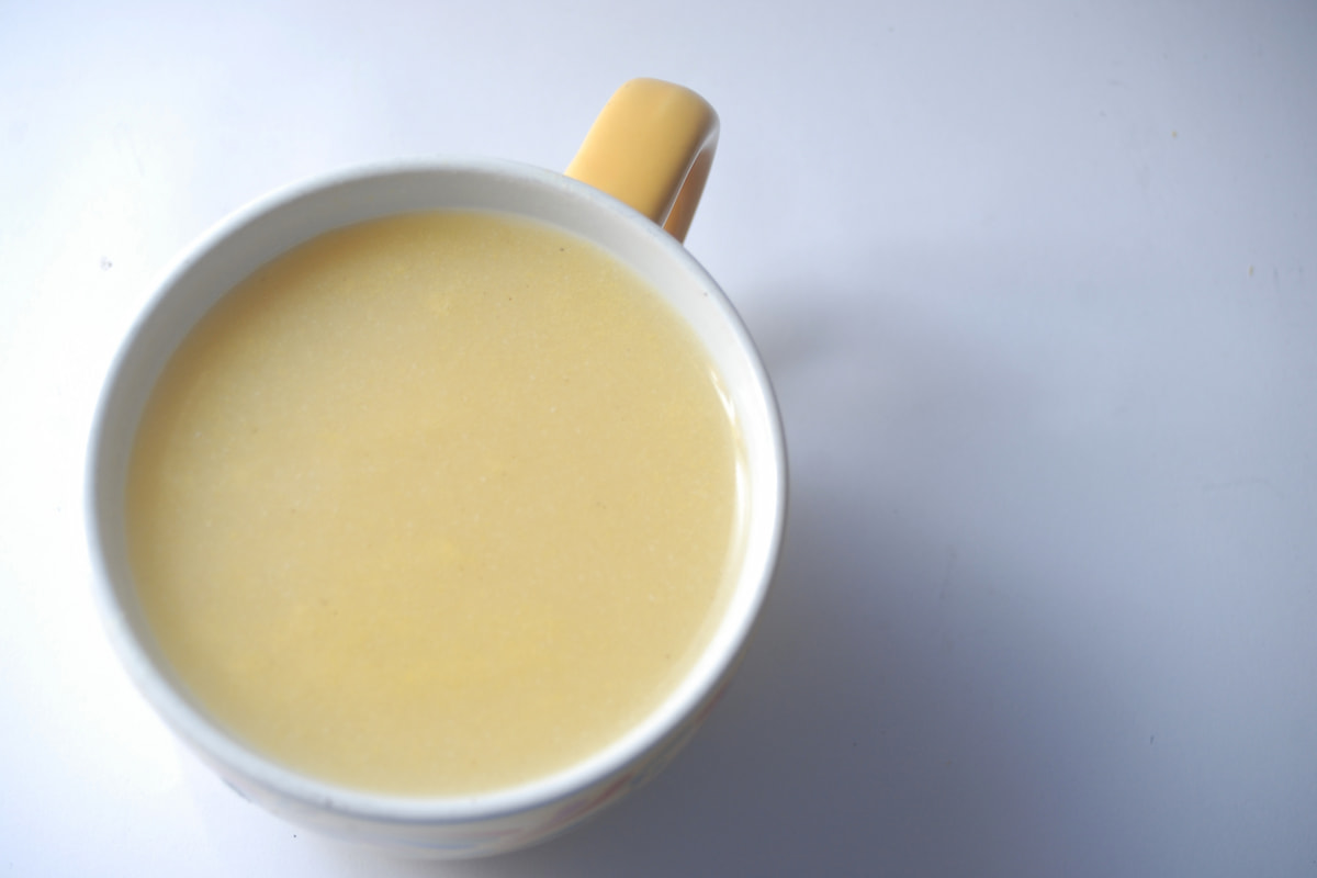 atole de cempasúchil
