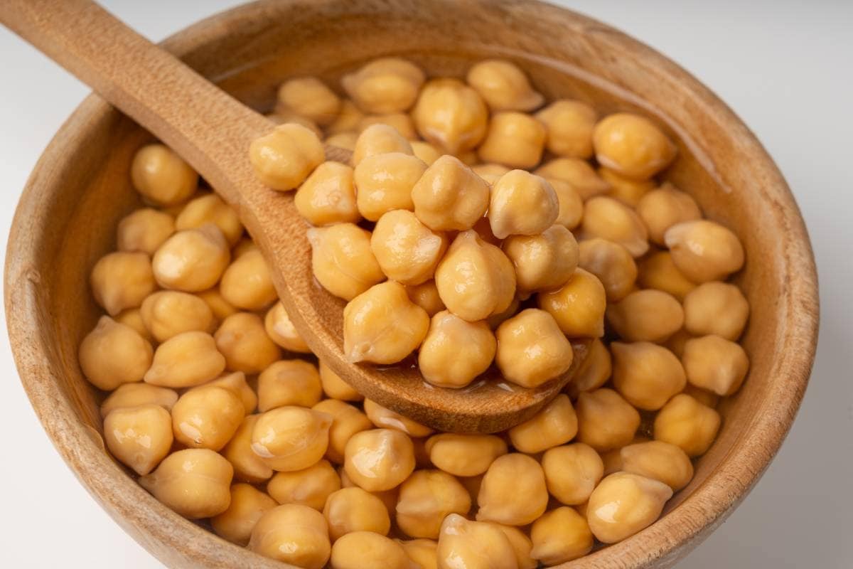Garbanzo previamente cocido 