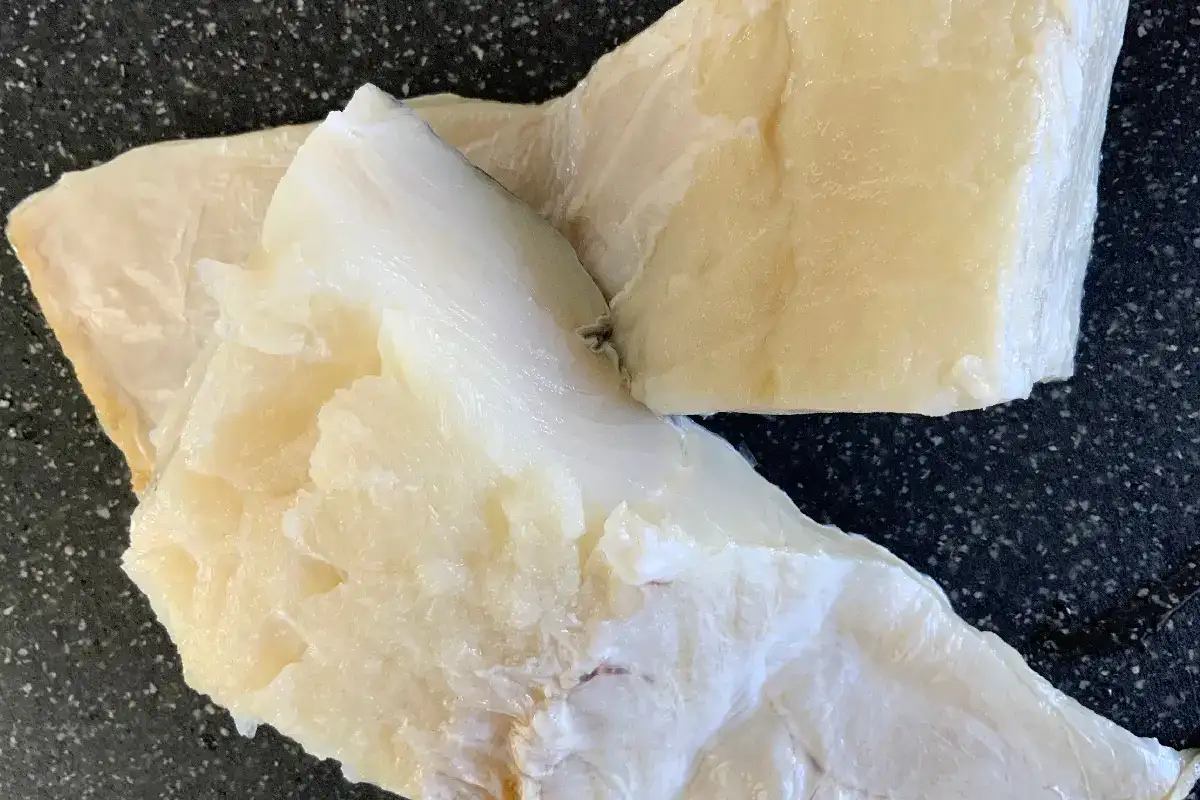 trozos de bacalao fresco
