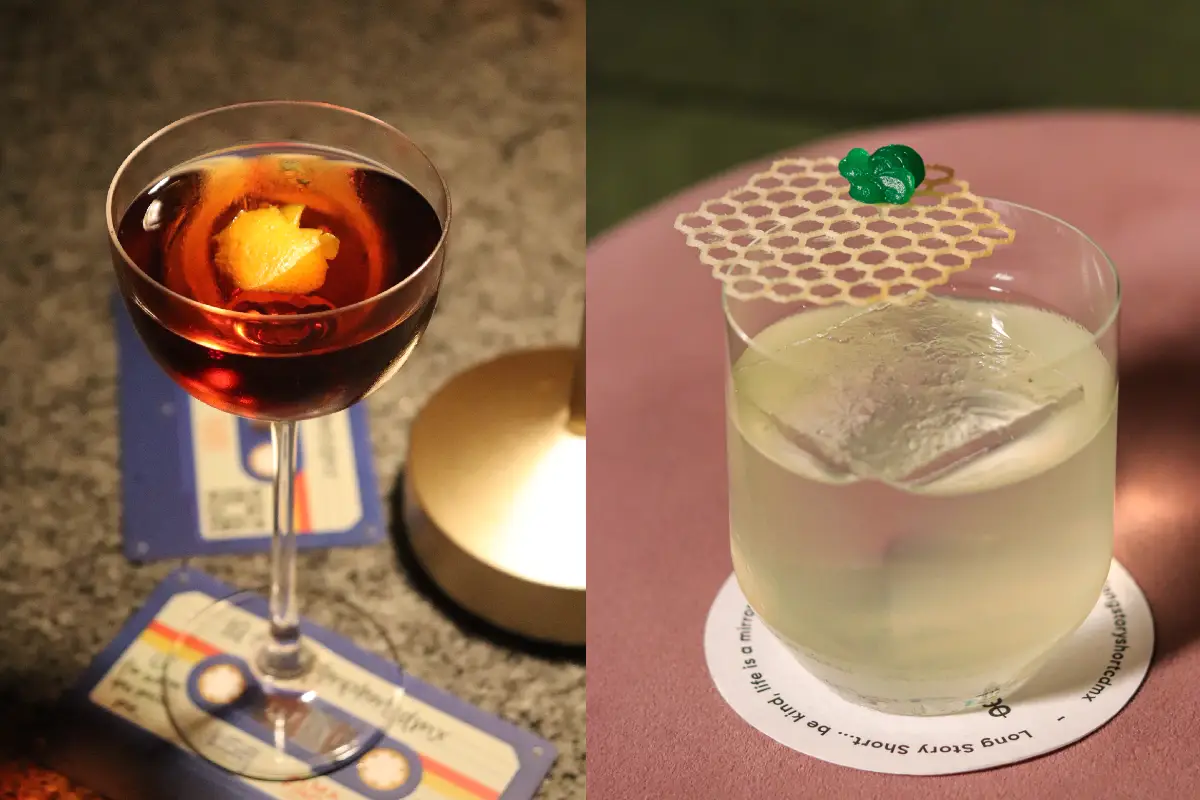 Slide con dos cocteles de Long Story Short