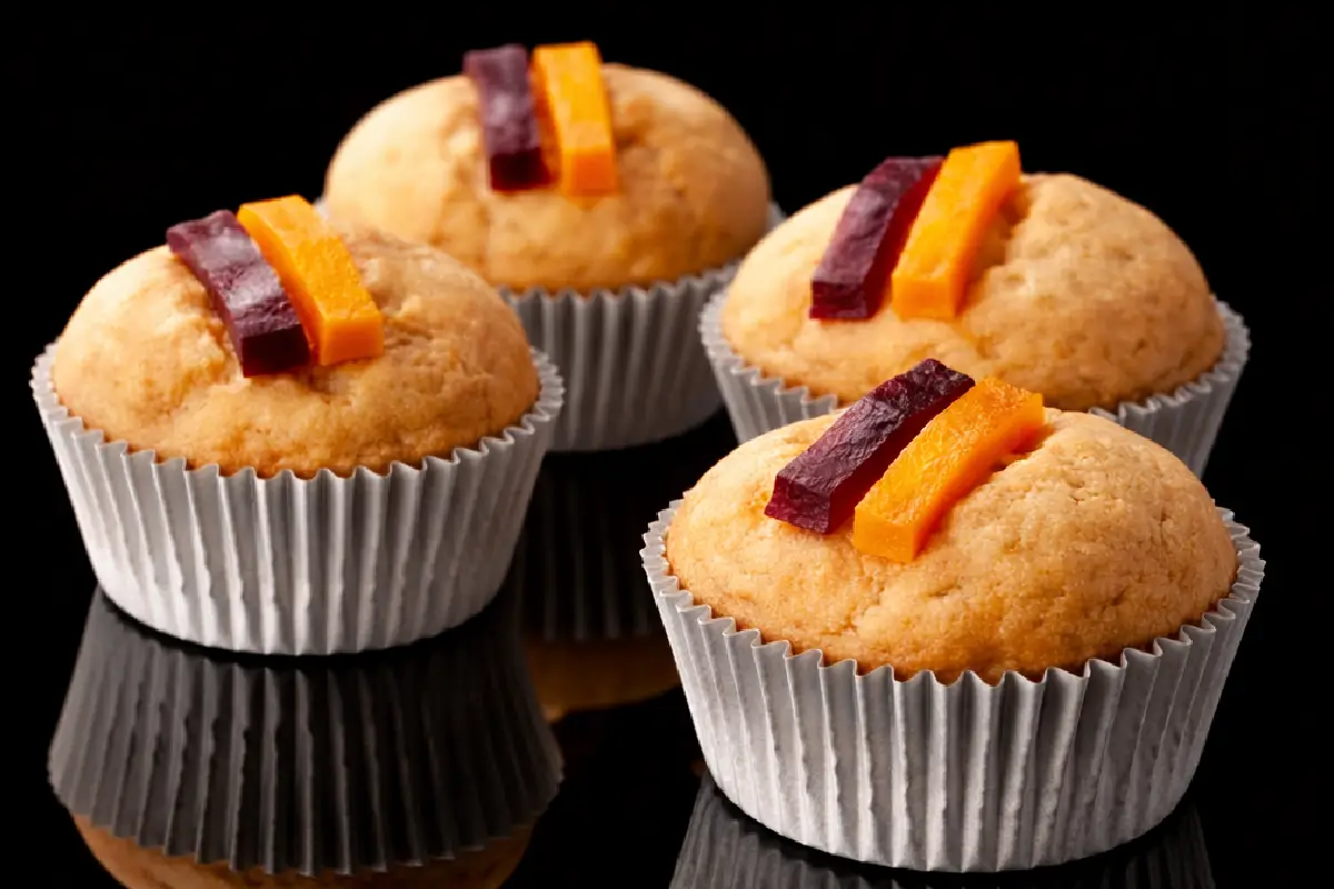 cupcake de rosca de reyes de Jaso Bakery
