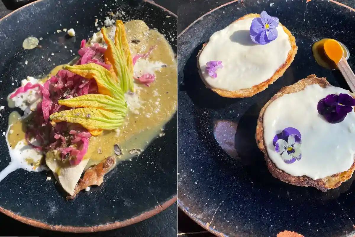 platillos dulces y salados de expendio de maíz