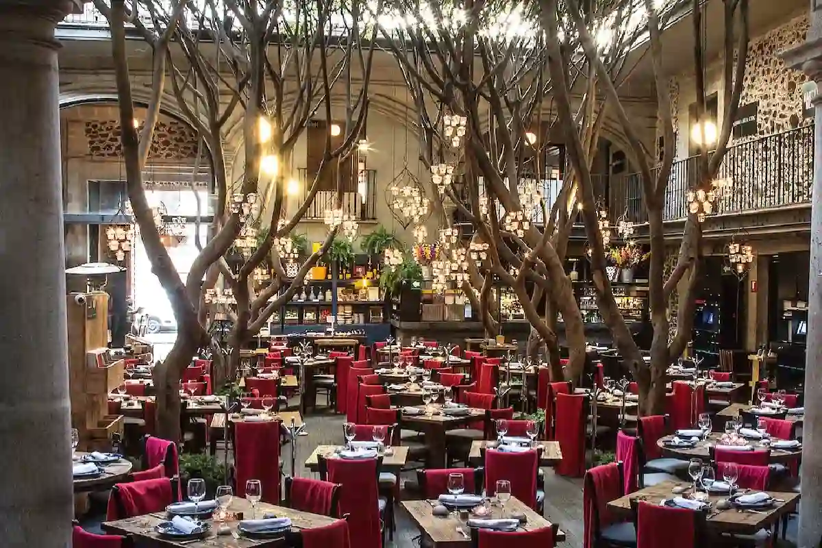 interior de restaurante Azul Histórico