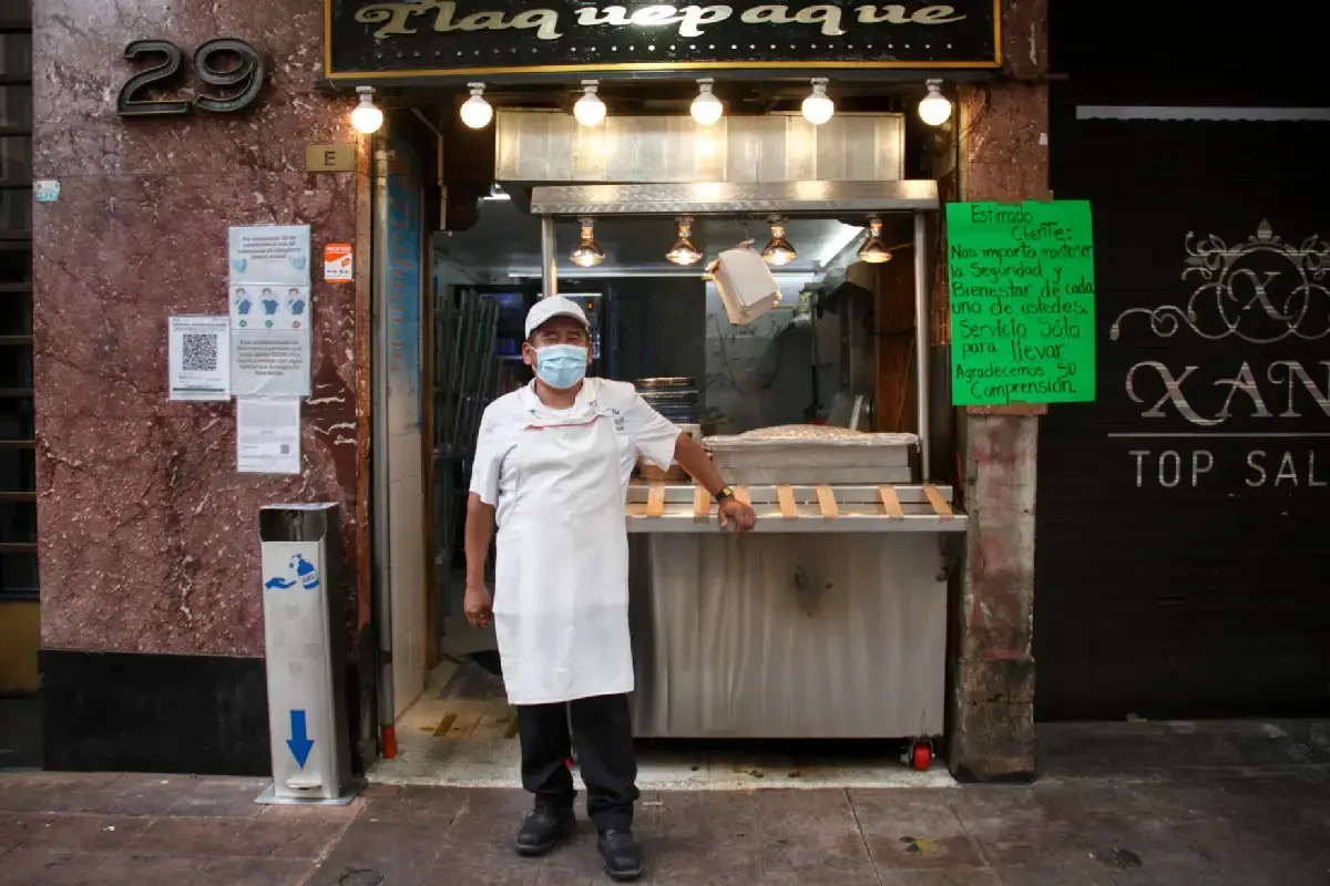 taquería Tlaquepaque en el centro histórico