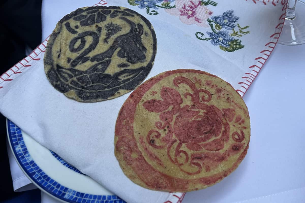Tortillas elaboradas a mano para acompañar platillos. / Foto: Angeles Cataño/ Animal Gourmet.