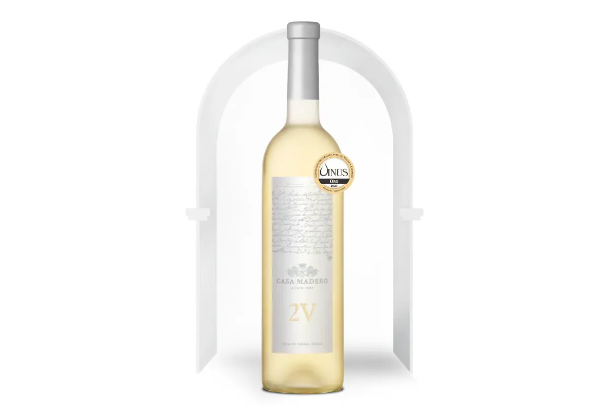 botella de vino blanco Casa Madero