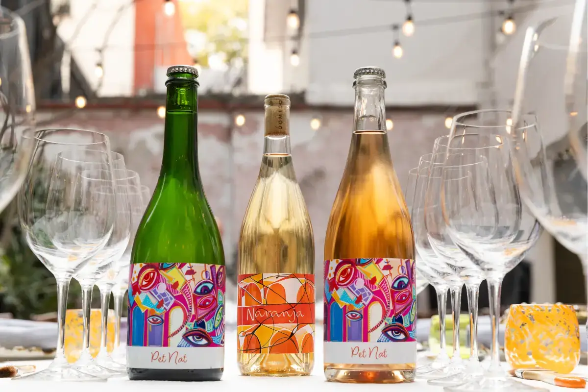 botellas de vino pet nat de bodegas domecq