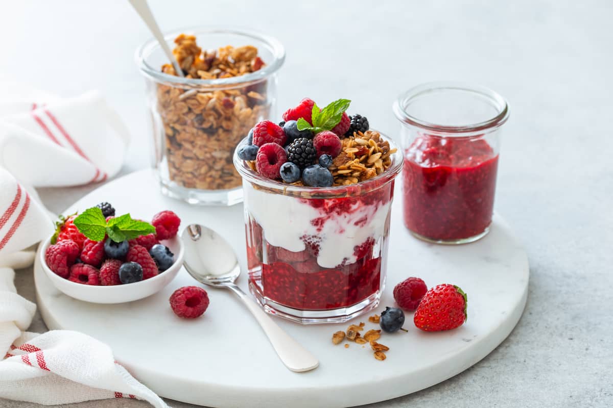 recetas con yogur griego para desayunar