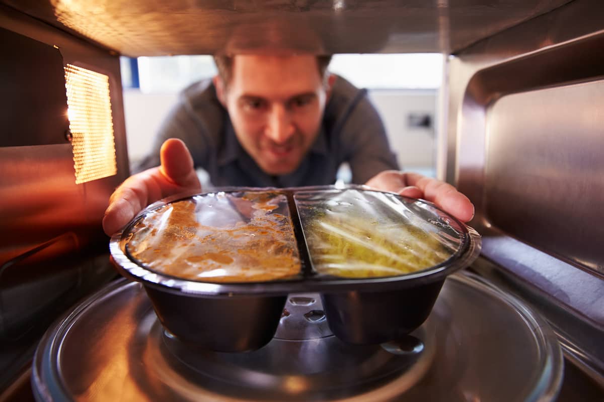 comida congelada para microondas