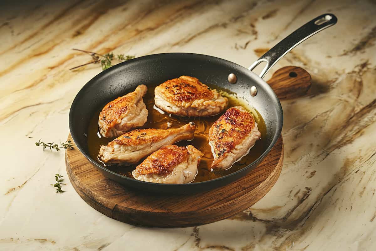 receta pollo asado al sartén