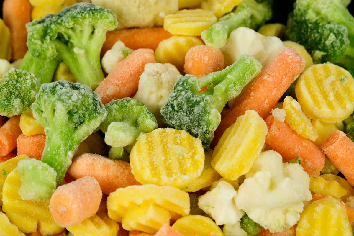 vegetales congelados